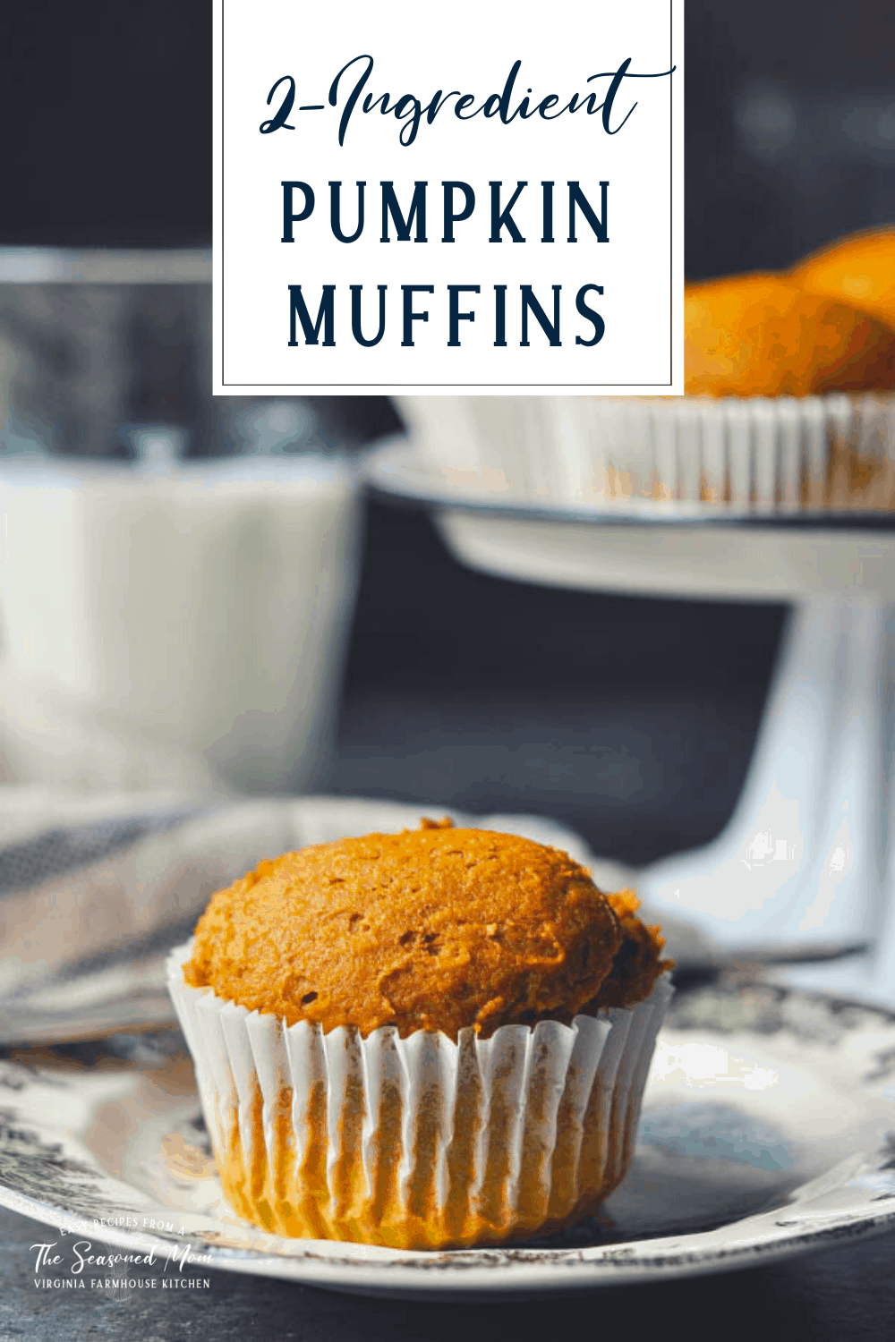 Two-Ingredient Pumpkin Spice Muffins