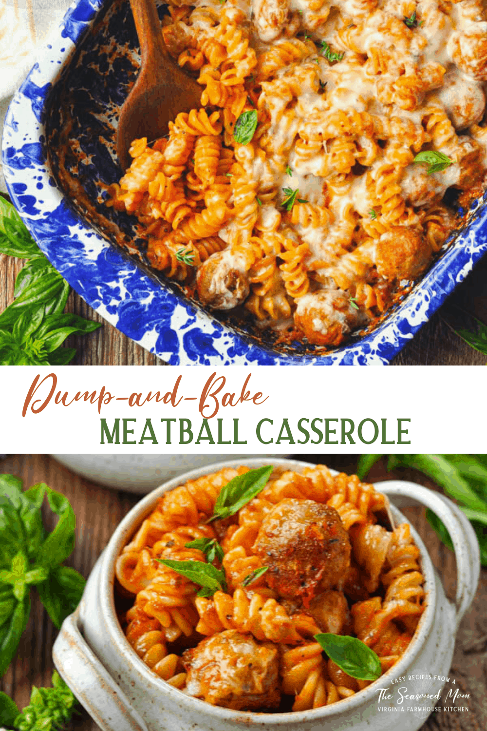 Dump and Bake Meatball Casserole - The Seasoned Mom