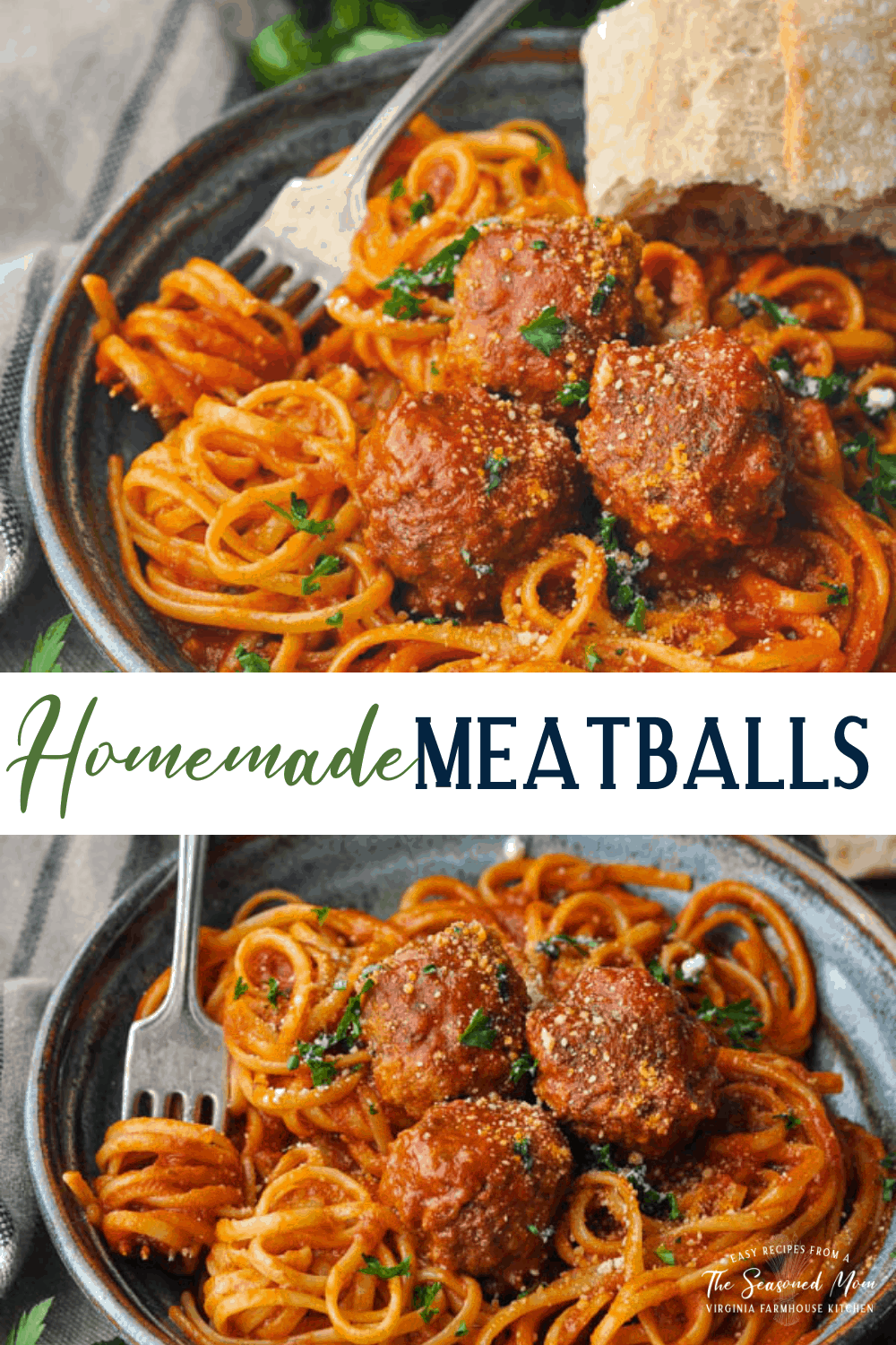 Homemade Meatballs - The Seasoned Mom