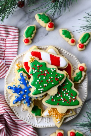 Soft Cut Out Sugar Cookies - The Seasoned Mom