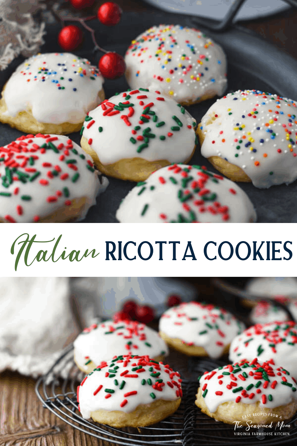 Italian Ricotta Cookies - The Seasoned Mom