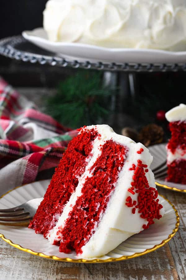 Red Velvet Birthday Sheet Cake