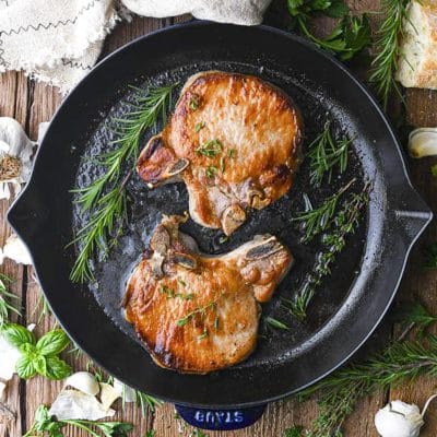 Garlic and Rosemary Pork Chop Brine - The Seasoned Mom