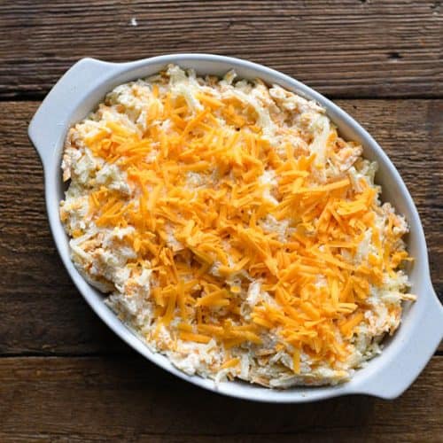 Cheesy Potato Casserole (3 Ingredients!) - The Seasoned Mom