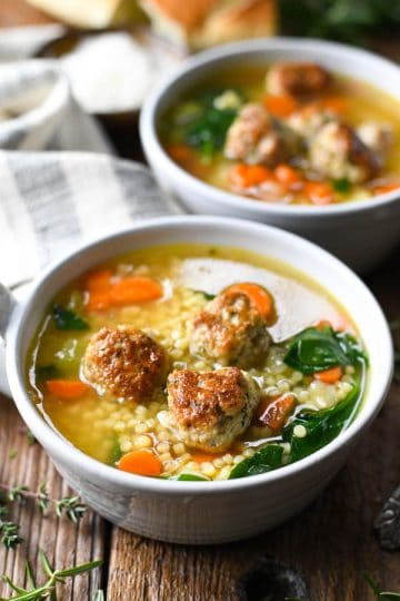 Stovetop or Slow Cooker Italian Wedding Soup - The Seasoned Mom