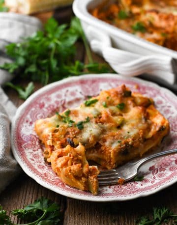 Vegetable Lasagna (Quick and Easy!) - The Seasoned Mom