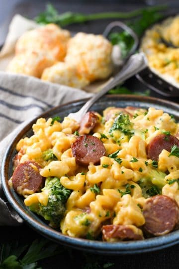 Cheesy Smoked Sausage Pasta With Broccoli The Seasoned Mom