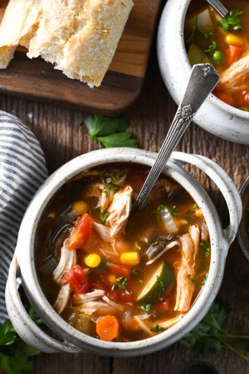 Chicken Vegetable Soup - The Seasoned Mom