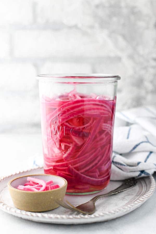 Quick Pickled Red Onions - The Seasoned Mom