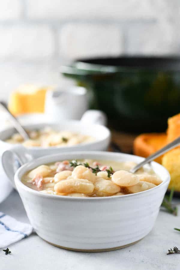 Southern Lima Beans with Ham {Butter Beans} - The Seasoned Mom