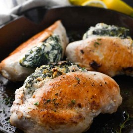 Spinach Stuffed Chicken - The Seasoned Mom