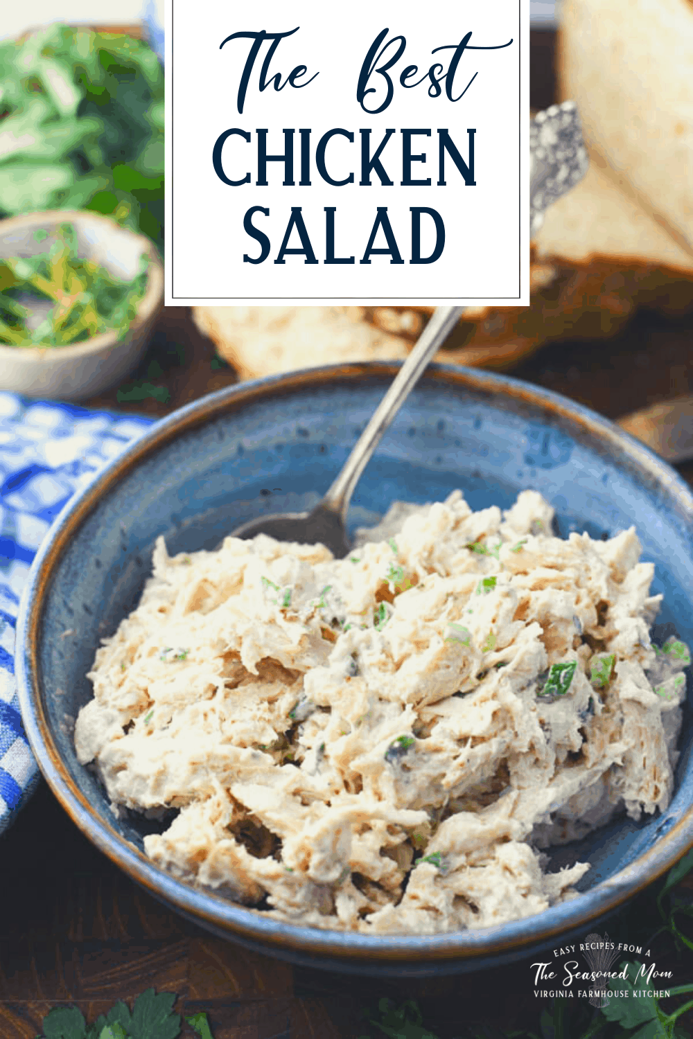 Best Chicken Salad Recipe Text Pin 5 