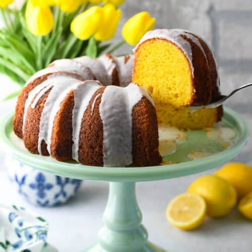 Glazed Lemon Pound Cake Loaf - Seasons and Suppers