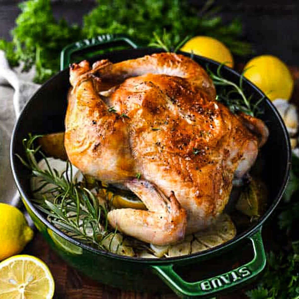 Whole Chicken 3lb (Skinless & Uncut)