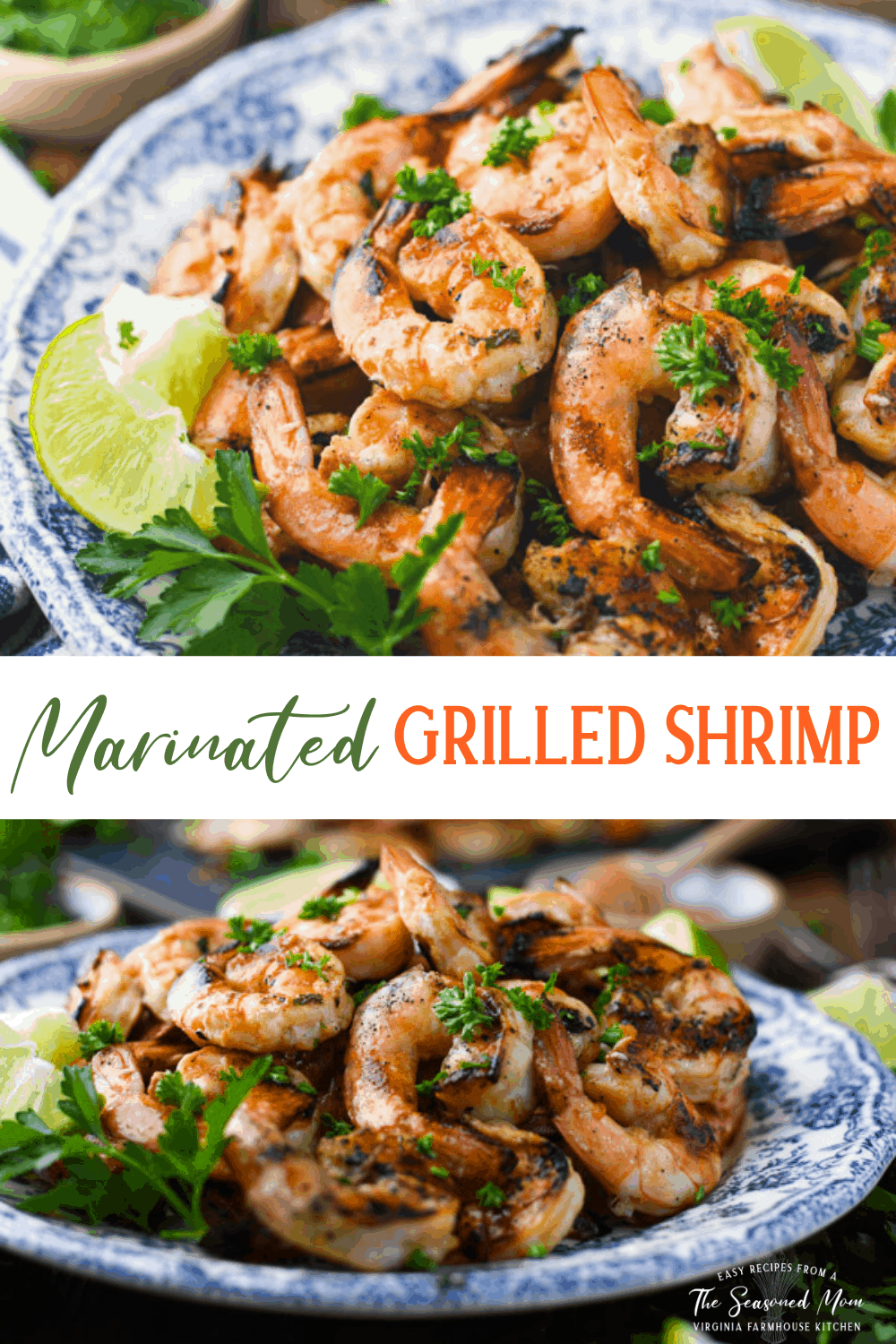 Marinated Grilled Shrimp - The Seasoned Mom