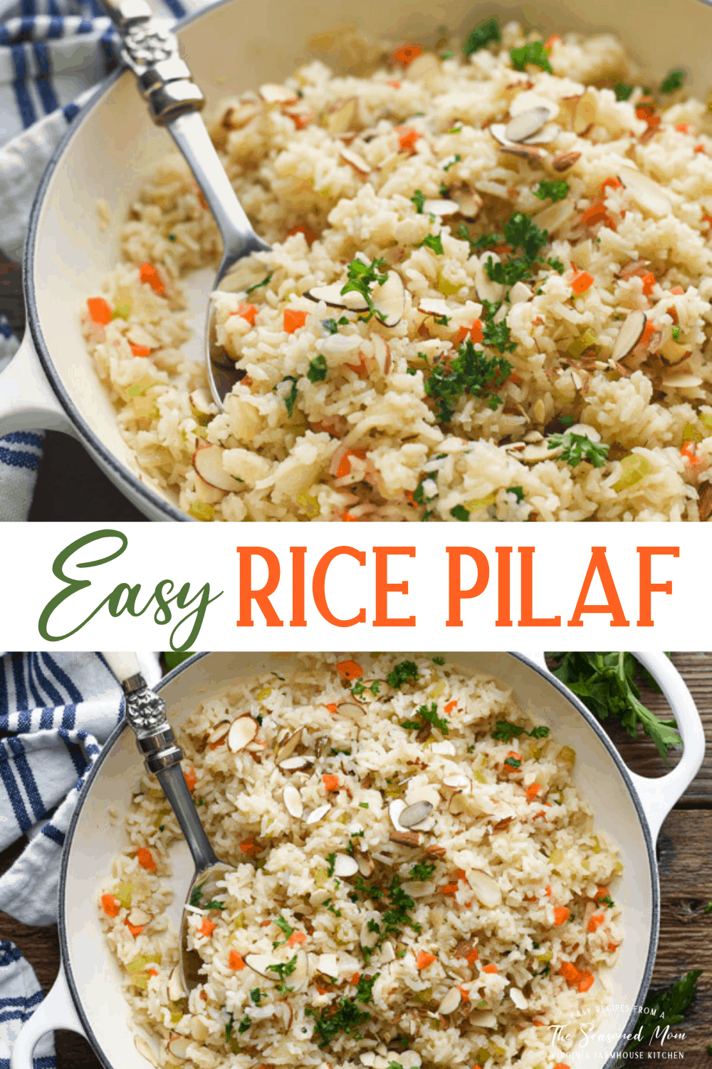 Rice Pilaf Simple and Easy! - The Seasoned Mom