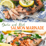 Salmon Marinade with Lemon, Garlic and Herbs - The Seasoned Mom
