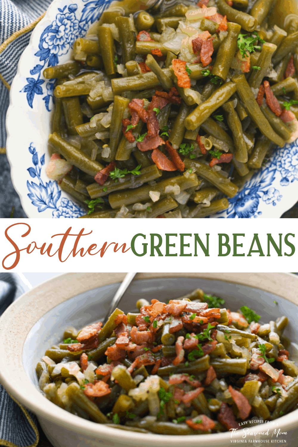 Southern Style Green Beans - The Seasoned Mom