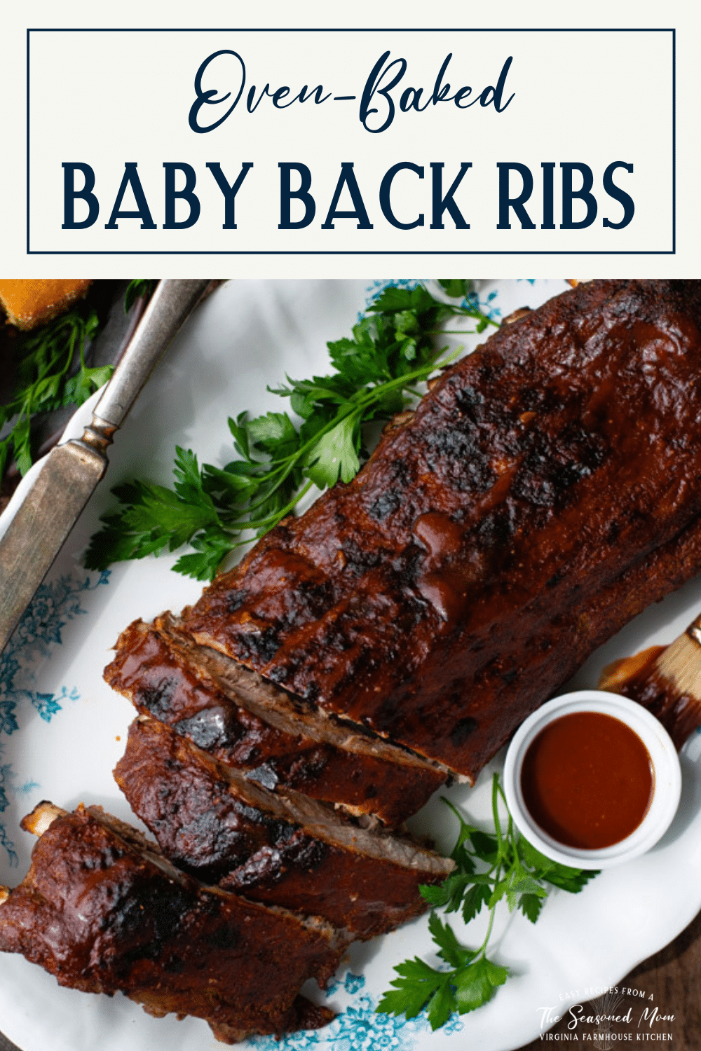 Baked Baby Back Ribs - The Seasoned Mom