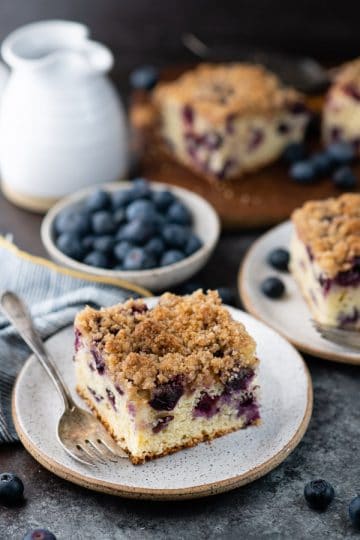 Old Fashioned Blueberry Buckle - The Seasoned Mom