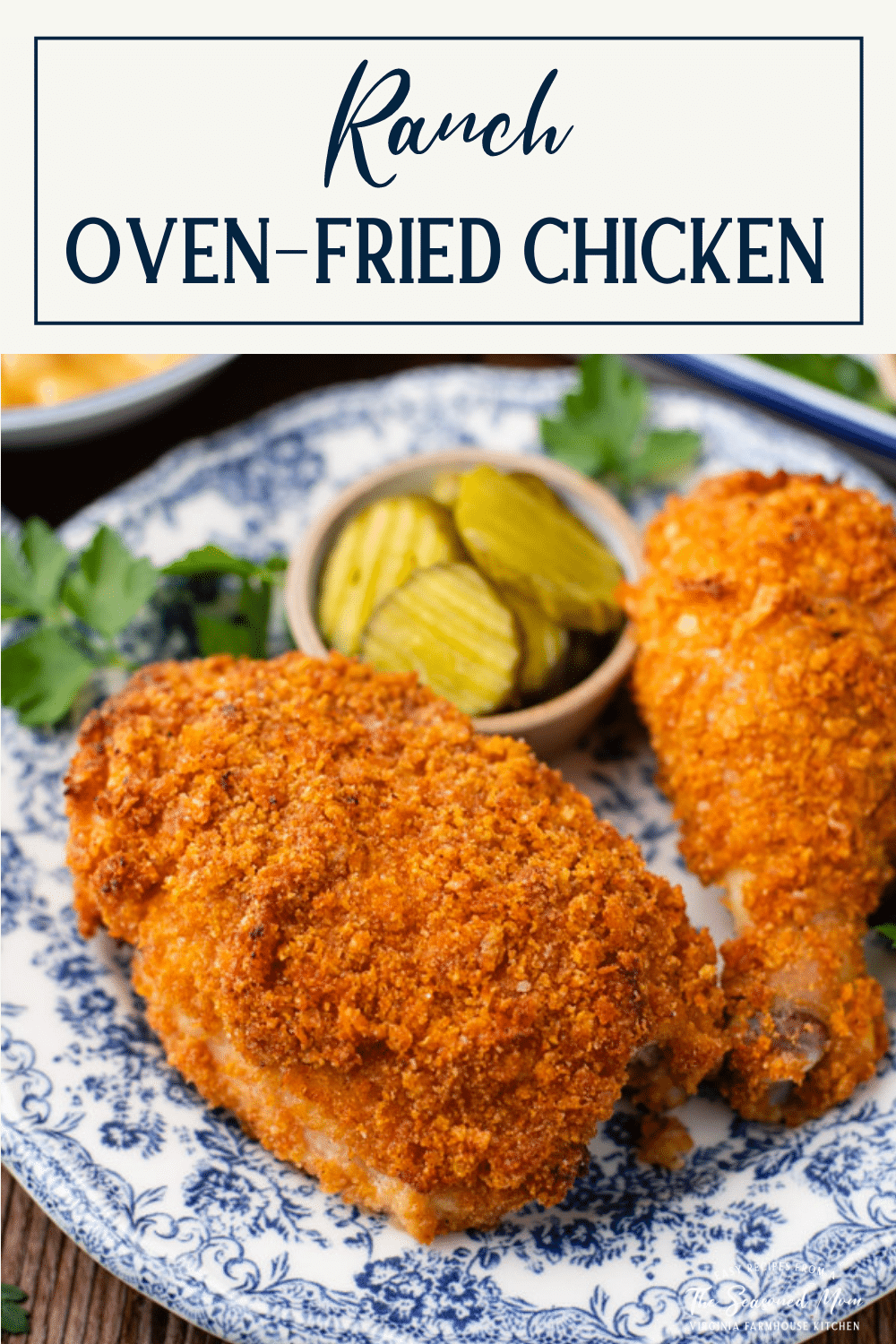 Oven Baked Ranch Chicken {Extra Crispy} | The Seasoned Mom
