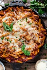 Baked Ziti with Sausage - The Seasoned Mom