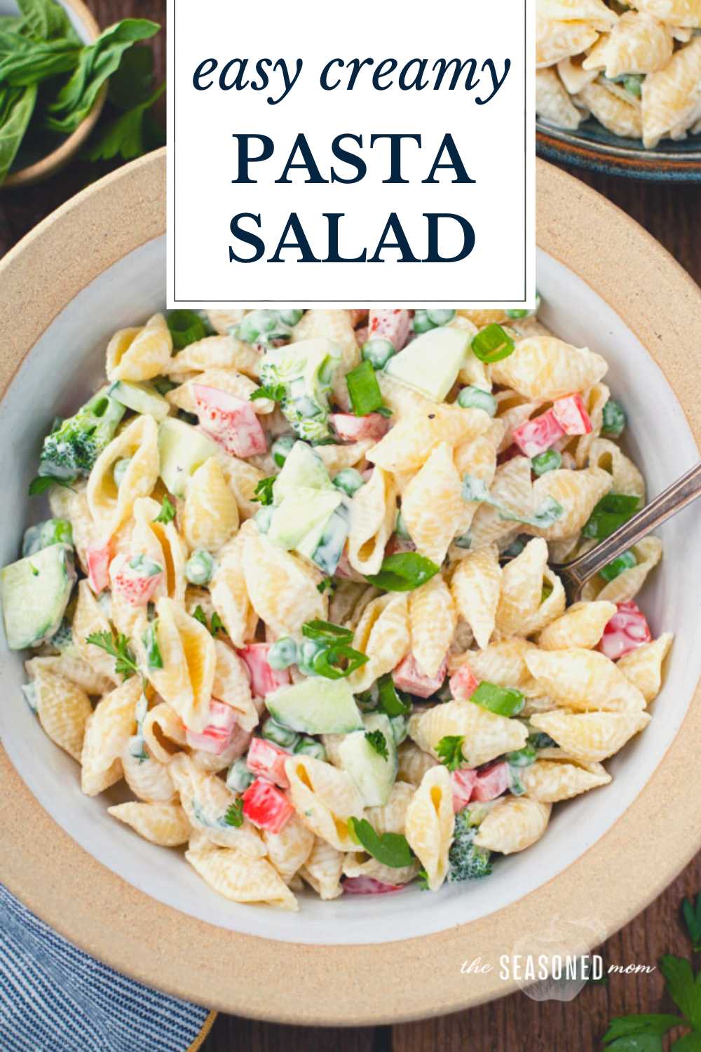 Easy Pasta Salad with Mayo - The Seasoned Mom