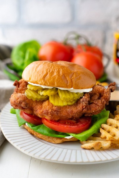 Fried Chicken Sandwich (plus Chik-Fil-A Sauce) - The Seasoned Mom