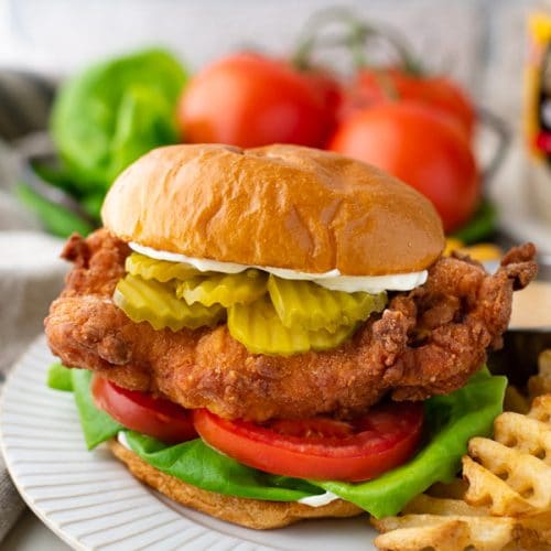 Fried Chicken Sandwich (plus Chik-Fil-A Sauce) - The Seasoned Mom