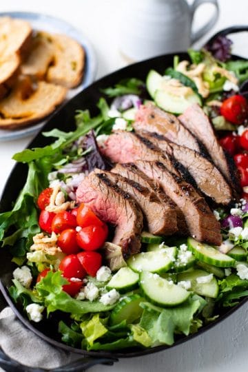 Steak Salad The Seasoned Mom 