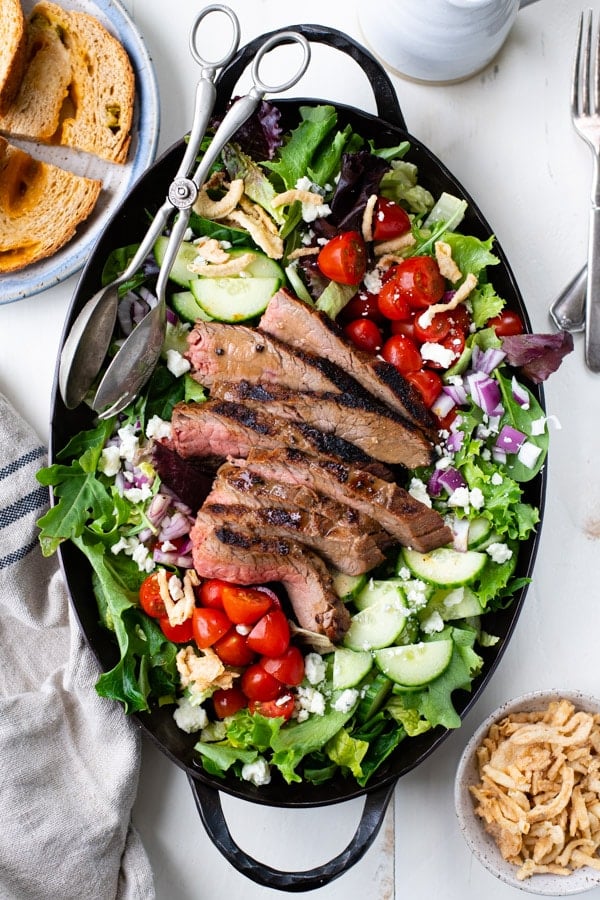 Steak Salad - The Seasoned Mom