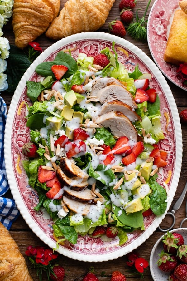 Strawberry Chicken Salad - The Seasoned Mom