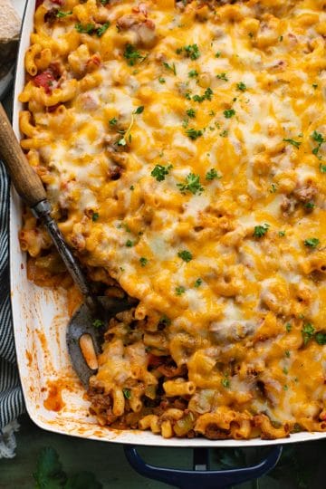 Easy Ground Beef Noodle Casserole - The Seasoned Mom