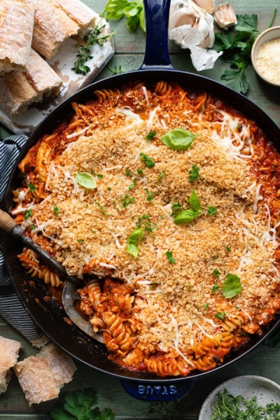 Chicken Parmesan Casserole - The Seasoned Mom