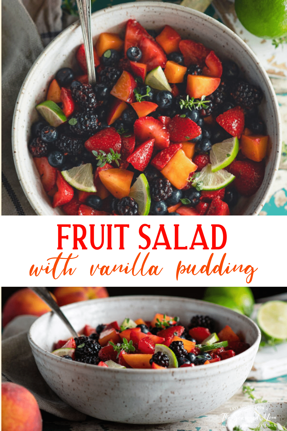 Easy Fruit Salad with Vanilla Pudding The Seasoned Mom