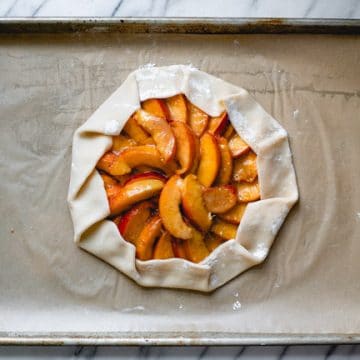 Rustic Peach Galette - The Seasoned Mom