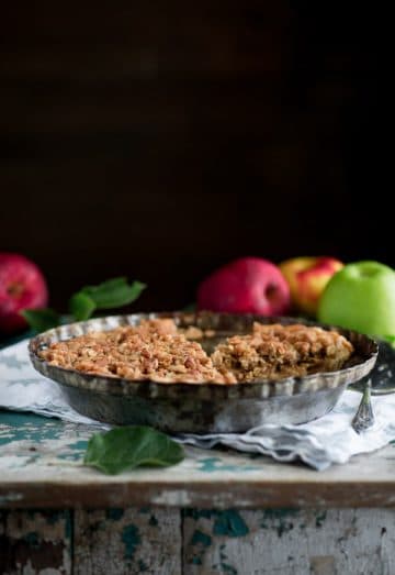 Dutch Apple Pie {apple Crumble Pie} The Seasoned Mom