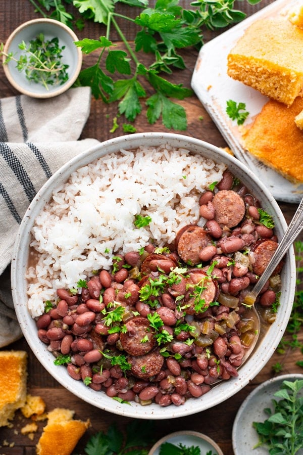 New Orleans Red Beans and Rice Recipe - The Seasoned Mom