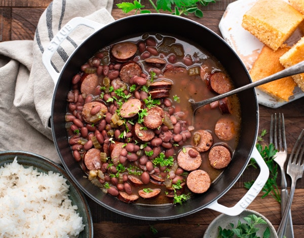 Louisiana Red Beans and Rice Recipe - Southern Bytes