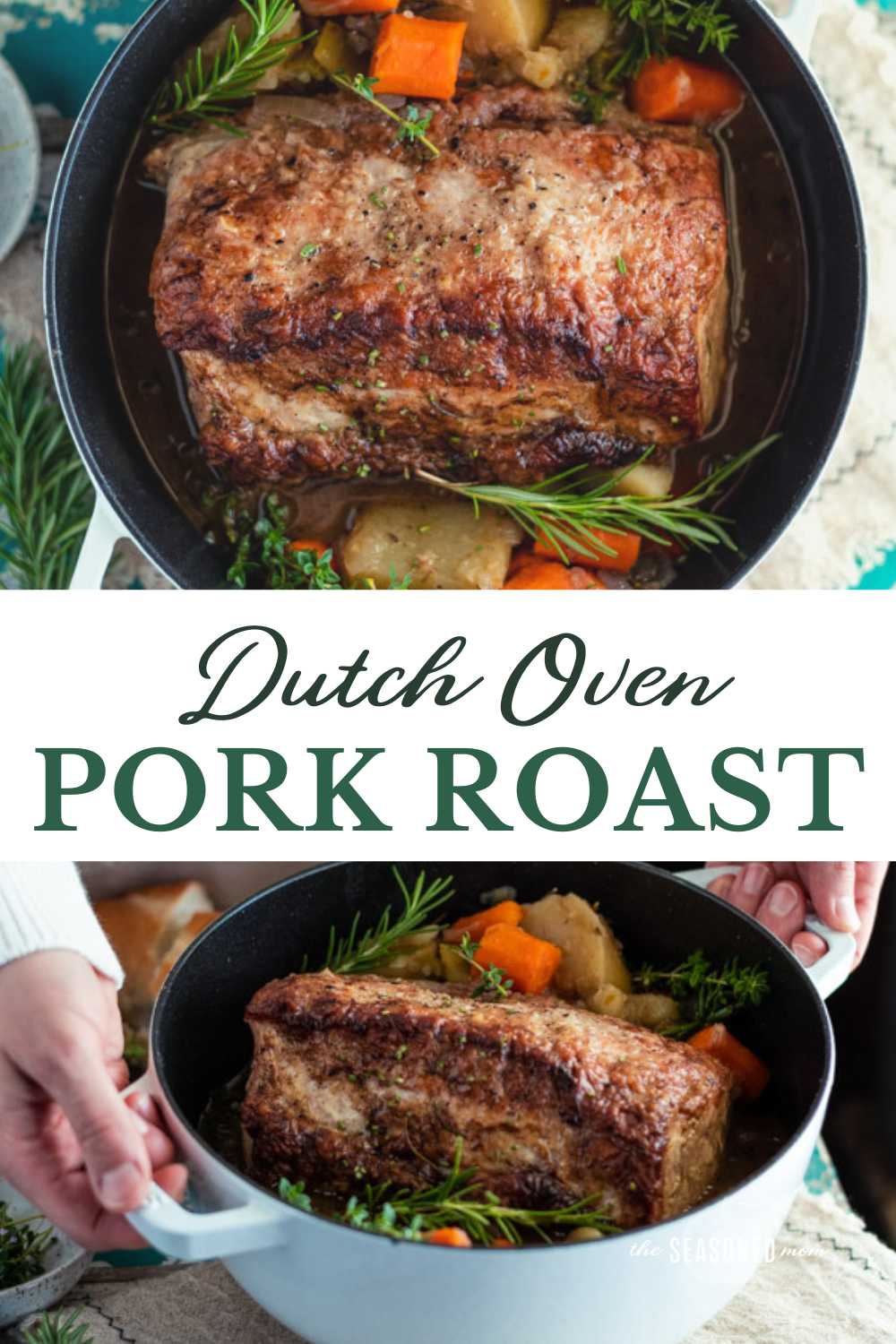 Dutch Oven Pork Roast with Gravy - The Seasoned Mom