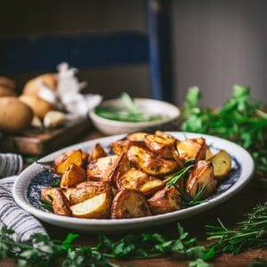 Rosemary Roasted Potatoes - The Seasoned Mom