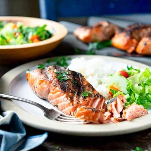 The Perfect 15 Minute Grilled Salmon