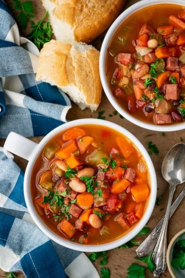 The Best Bean Soup Recipe - The Seasoned Mom