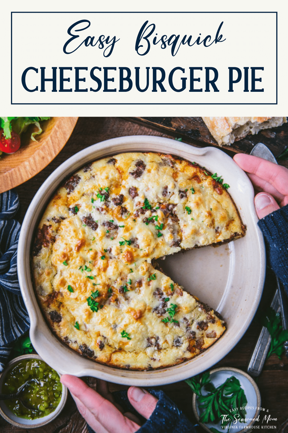 Bisquick Cheeseburger Pie The Seasoned Mom