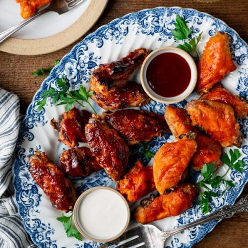 Crispy Baked Chicken Wings | The Seasoned Mom