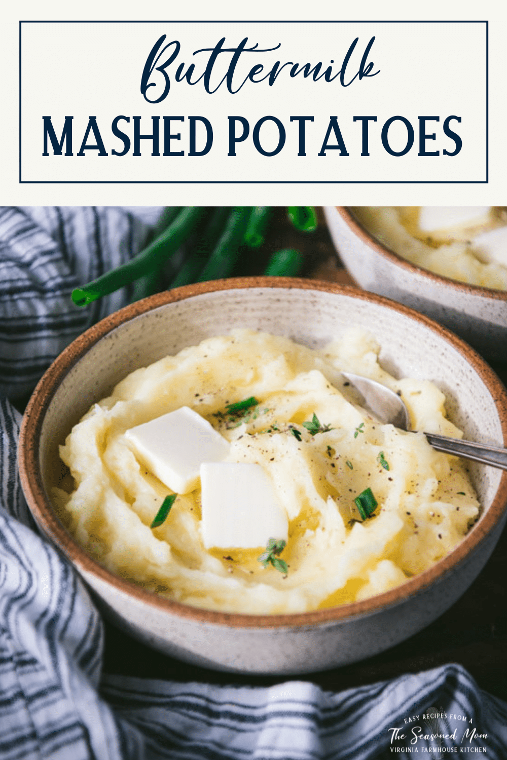 Buttermilk Mashed Potatoes {just 3 ingredients!} - The Seasoned Mom