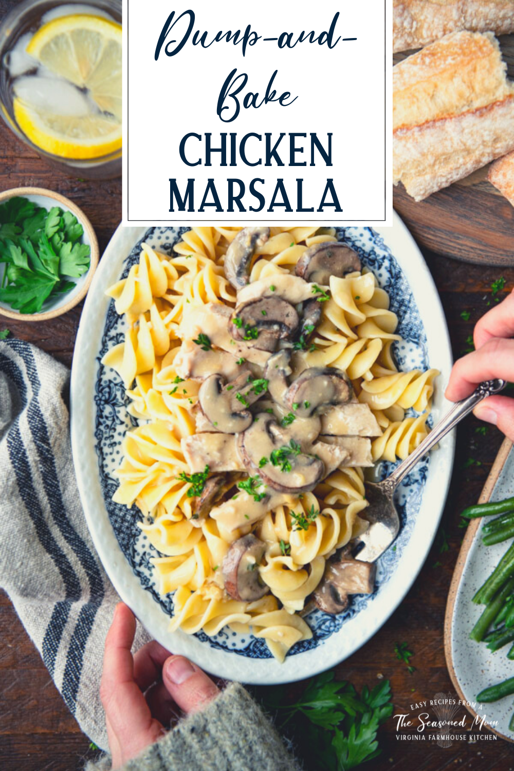 Dump-and-Bake Chicken Marsala Recipe - The Seasoned Mom