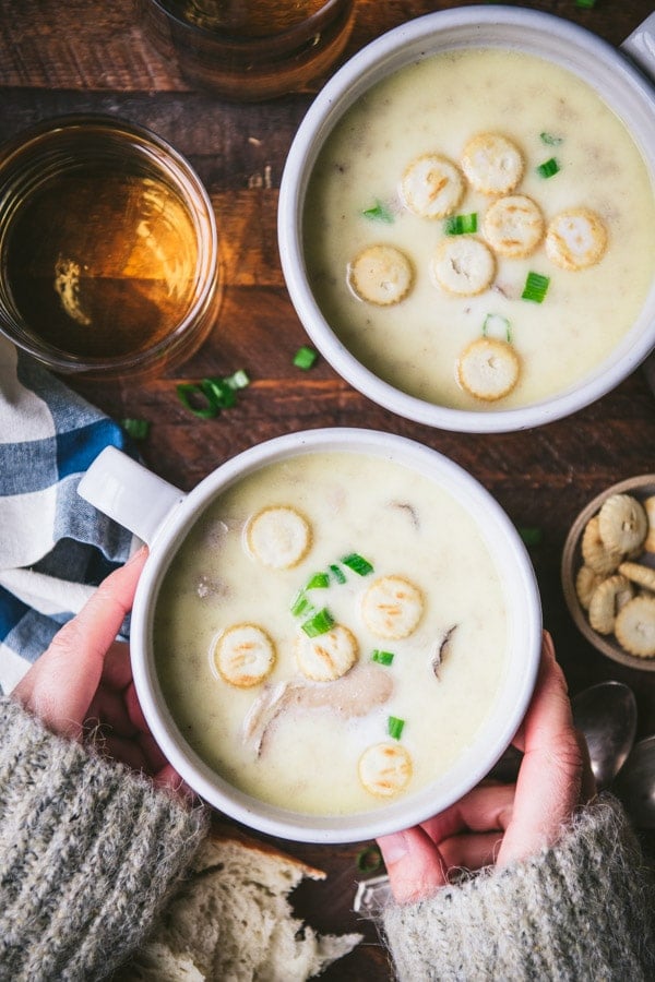 Simple Slow Cooker Oyster Stew Recipe