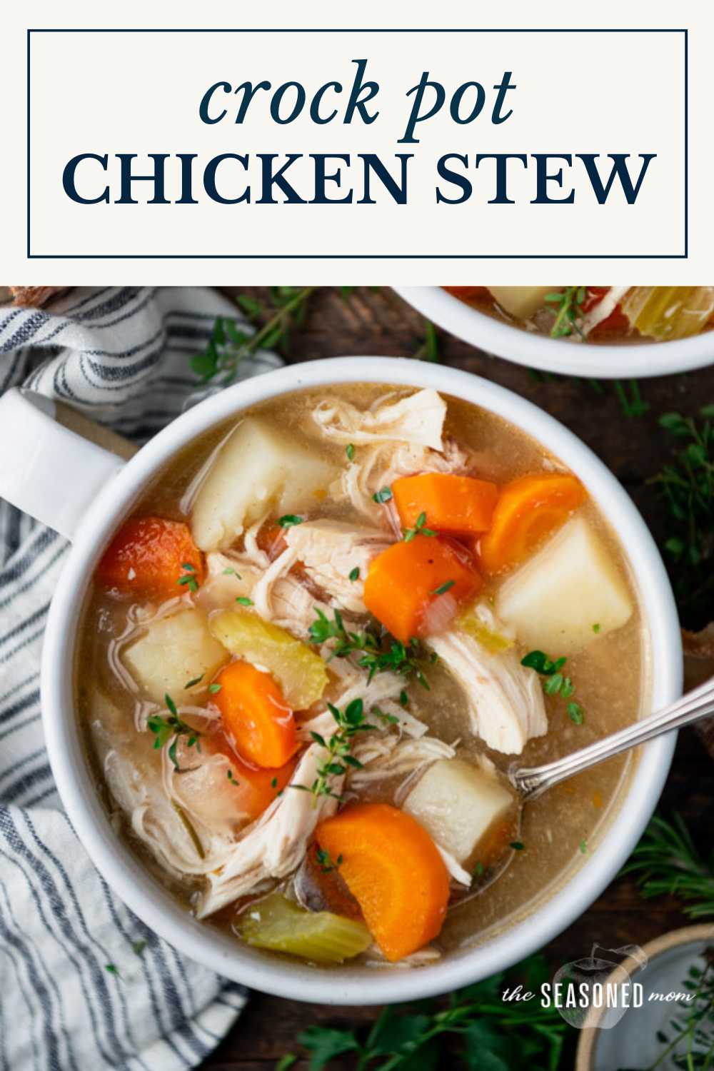 Crock Pot Chicken Stew - The Seasoned Mom