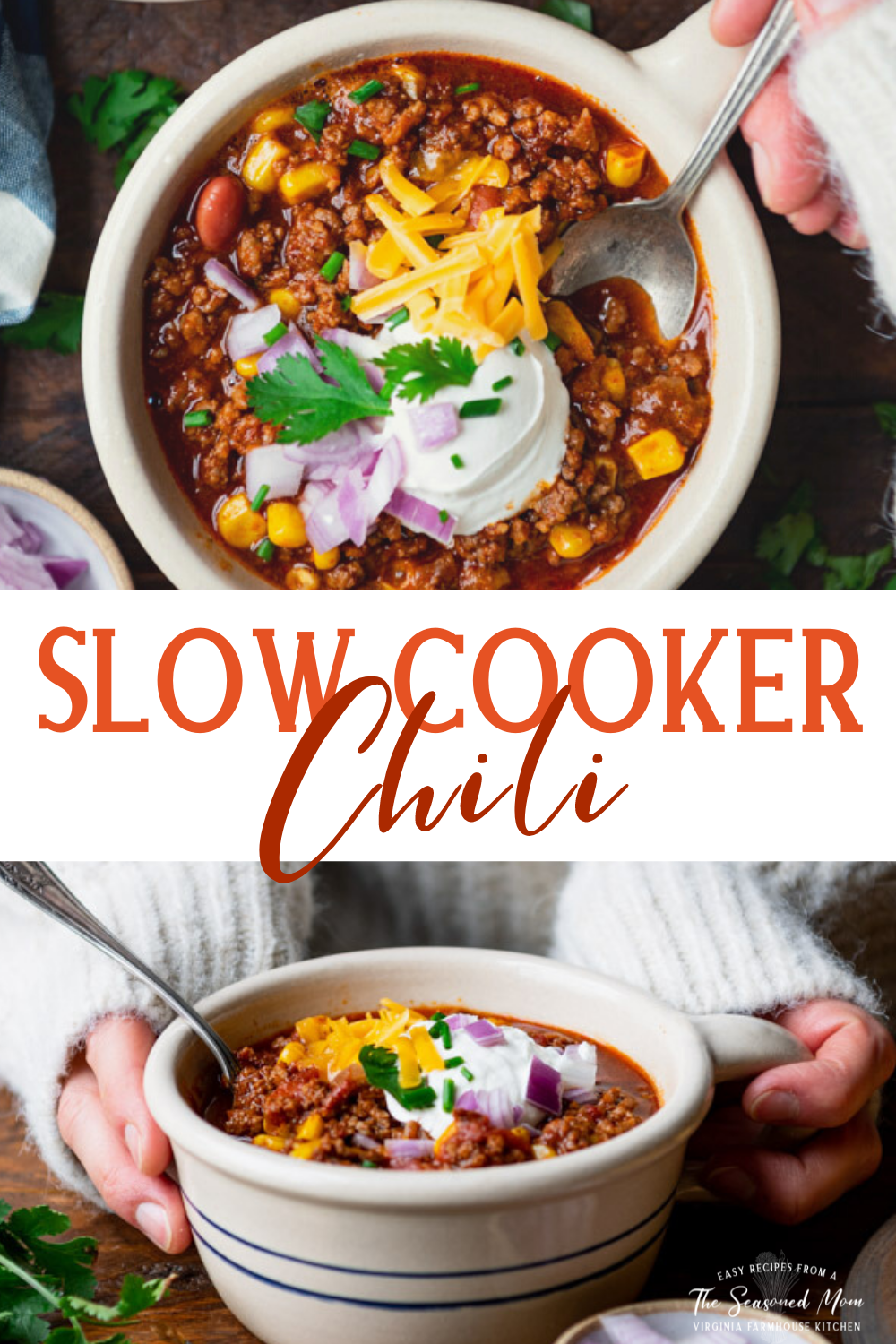 Slow Cooker Chili - The Seasoned Mom